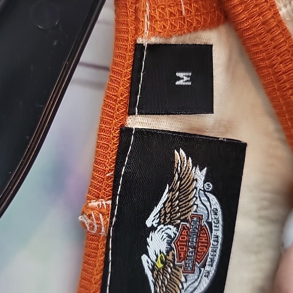 Harley davidson women's long sleeve tee shirt medium - Picture 5 of 7